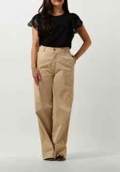 SUMMUM e t-shirt jersey top tee with lace zwart Sale