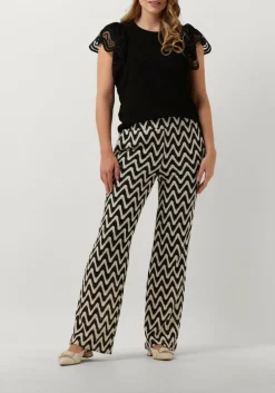 SUMMUM e t-shirt jersey top tee with lace zwart Sale