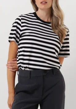 SUMMUM e t-shirt short sleeve top classic cotton tee zwart Online