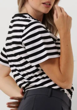 SUMMUM e t-shirt short sleeve top classic cotton tee zwart Online