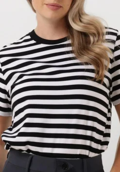 SUMMUM e t-shirt short sleeve top classic cotton tee zwart Online