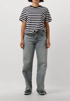 SUMMUM e t-shirt short sleeve top classic cotton tee zwart Online