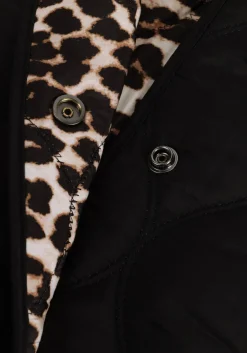 SUNCOO e faux fur jas evan zwart