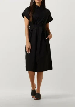 SUNCOO e midi jurk clodie zwart Outlet