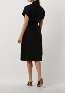 SUNCOO e midi jurk clodie zwart Outlet