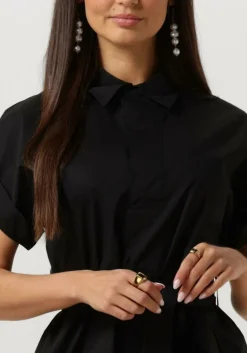 SUNCOO e midi jurk clodie zwart Outlet