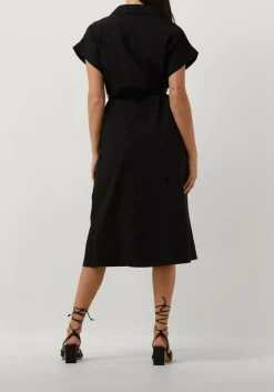 SUNCOO e midi jurk coco zwart Clearance