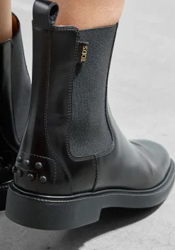 TOD'S e chelsea boots xxw20l0iq40 zwart Outlet