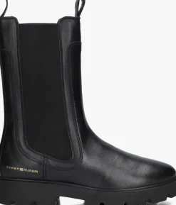 TOMMY HILFIGER e chelsea boots th lthr mid chelsea zwart Online