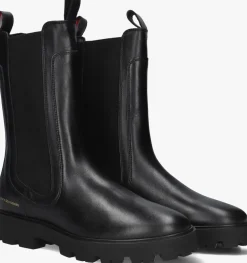 TOMMY HILFIGER e chelsea boots th lthr mid chelsea zwart Online