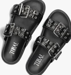 TORAL e slippers ares zwart Discount