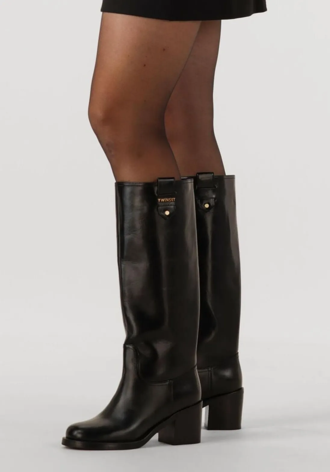 TWINSET MILANO e hoge laarzen 252tcp080 zwart Discount