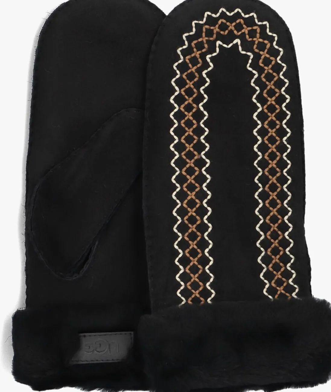 UGG e handschoenen atherson embroidered mitten zwart New