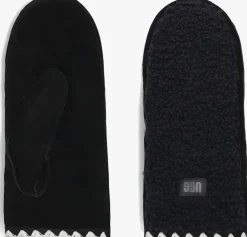 UGG e handschoenen fluff scalloped mitten zwart