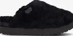 UGG e pantoffels w fuzz sugar slide zwart Discount