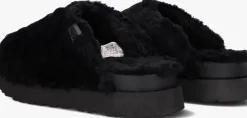 UGG e pantoffels w fuzz sugar slide zwart Discount