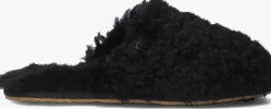 UGG e pantoffels w maxi curly slide zwart