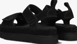 UGG e platte sandalen w goldenstar zwart Outlet