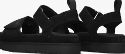 UGG e platte sandalen w goldenstar zwart Outlet