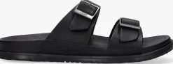 UGG e slippers m wainscott buckle slide zwart Sale