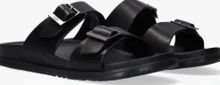 UGG e slippers m wainscott buckle slide zwart Sale