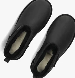 UGG e vachtlaarzen classic ultra mini leather regenerate zwart Online