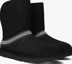 UGG e vachtlaarzen classic short crescent zwart Discount