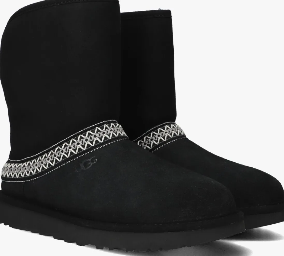 UGG e vachtlaarzen classic short crescent zwart Discount