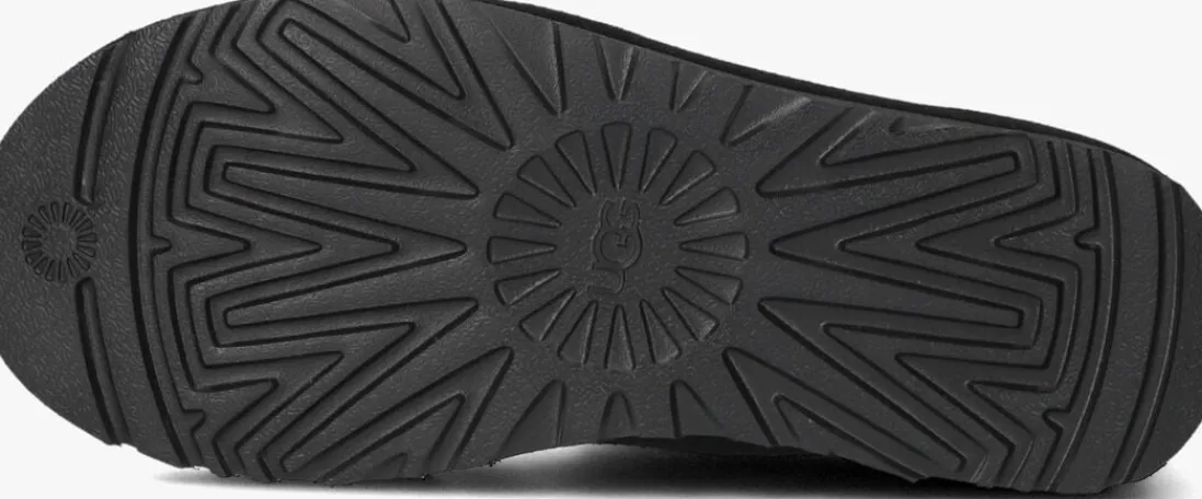 UGG e vachtlaarzen classic short crescent zwart Discount