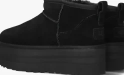 UGG e vachtlaarzen w classic ultra mini platform zwart Clearance
