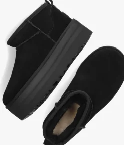 UGG e vachtlaarzen w classic ultra mini platform zwart Clearance