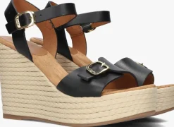 UNISA e sandalen melao zwart New