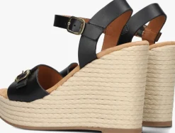 UNISA e sandalen melao zwart New