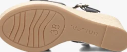 UNISA e sandalen melao zwart New