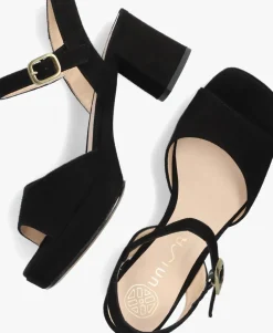 UNISA e sandalen met hak ney zwart Hot
