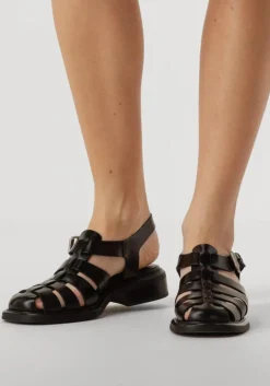 VAGABOND SHOEMAKERS e platte sandalen ellis zwart New