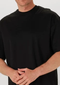 VALENZA e t-shirt 1026 interlock supima oversized t shirt zwart New