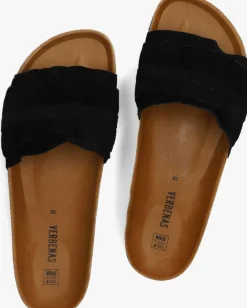 VERBENAS e slippers rocio zwart Clearance
