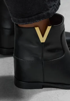 VIA ROMA 15 e enkellaarsjes santa monica 2576 zwart New