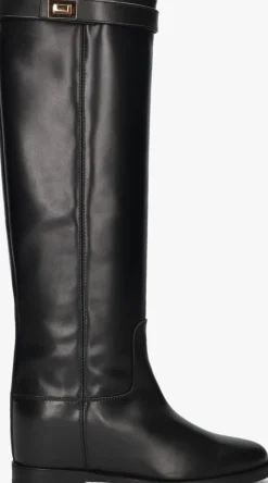 VIA ROMA 15 e hoge laarzen santa monica 3807 zwart Discount