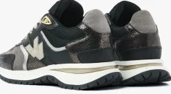 VIA VAI e lage sneakers usher davina zwart Clearance