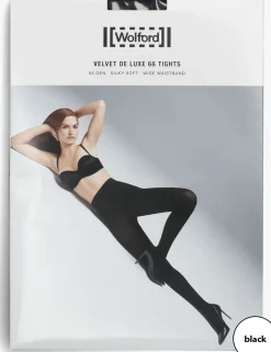 WOLFORD e panty's velvet deluxe 66 zwart