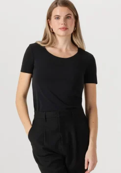 WOLFORD e top aurora pure top short sleeveless zwart New