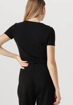 WOLFORD e top aurora pure top short sleeveless zwart New