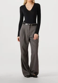 WOLFORD e top the v neck body zwart New