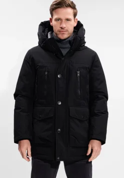 WOOLRICH e gewatteerde jas ramar arctic parka zwart Outlet