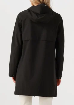 WOOLRICH e regenjas light stretch parka zwart New