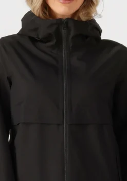 WOOLRICH e regenjas light stretch parka zwart New