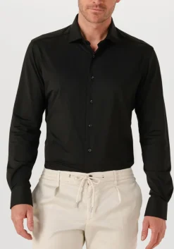 XACUS e klassiek overhemd active shirt 558ml zwart